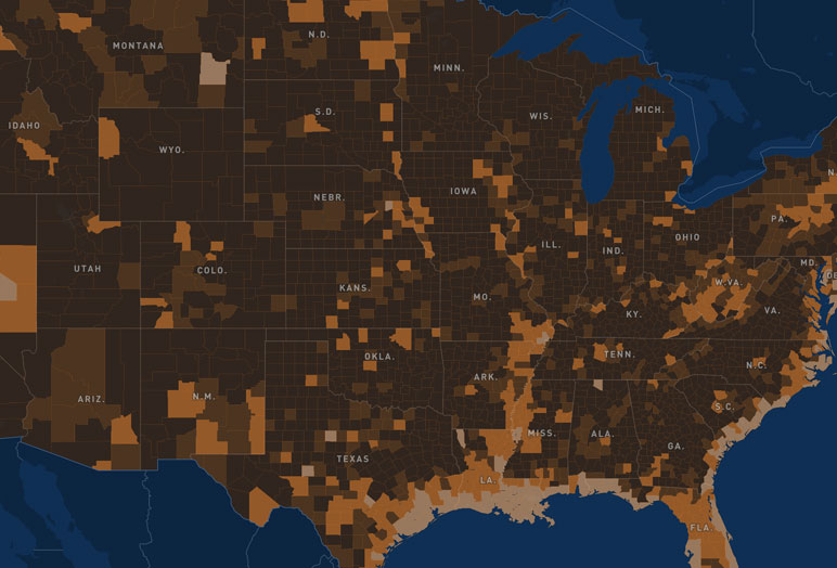 Hurricane Data Visualization Sample